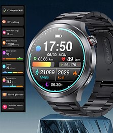 economico -iMosi ET475 Orologio intelligente 1.73 pollice Orologio da Corsa Fitness Smartwatch Bluetooth ECG+PPG Monitoraggio della temperatura Contapassi Compatibile con Android iOS Da donna Da uomo Standby