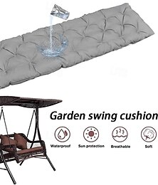 economico -Cuscini per sedie da esterno 100% impermeabili e resistenti al sole, cuscini per sedie in legno, cuscini per panche, sedie a dondolo, non sfoderabili, per esterni, patio, giardino, prato, cortile