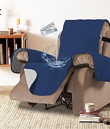 economico -copripoltrona reclinabile impermeabile bordeaux trapuntato per grande poltrona reclinabile coprisedile reversibile lavabile protettore con cinghie elastiche regolabili per bambini animali domestici