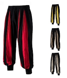 abordables -Retro Antiguo Medieval Renacimiento pantalones piratas Feria del Renacimiento Pirata Caballero Vikingo Hombre Pirata Víspera de Todos los Santos Carnaval Mascarada Carnaval Rendimiento Escenario