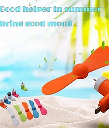 billige -5PCS mini bærbar Type-C telefonvifte – USB-ladbar håndholdt kjølevifte Android mobiltelefoner