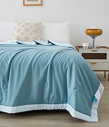 abordables -Couette rafraîchissante d'été, douce pour la peau, couverture fraîche, tissu technique froid, couette d'été double face