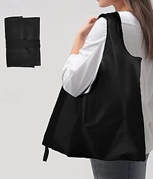 お買い得  -折りたたみ式ショッピングバッグ、防水、再利用可能、食料品トート、丈夫なポリエステルエコバッグ、ショッピング、旅行、日常使いに便利なポータブルナイロンハンドバッグ
