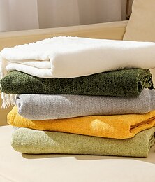 お買い得  -冷却ブランケット、暑がりの人のための涼しい夏用ブランケット、オールシーズン使える柔らかく快適な軽量ブランケット