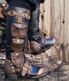levne -Retro Středověké Renesanční Boty Pirát Rytíř Viking Maškarní kostým Pánské Keltské Pirát předvečer Všech svatých Karneval Plesová maškaráda Večírek Plesová maškaráda Dospělé Boty