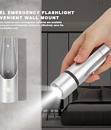 baratos -lanterna de parede, lanterna de emergência pequena alimentada por bateria de alto brilho, lanterna de iluminação de fuga para uso doméstico, hotel e emergência
