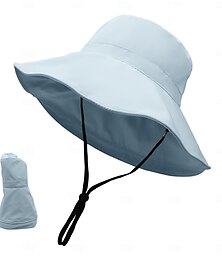 abordables -Chapeau de pêcheur UV printemps été pour femmes avec large bord Protection UV Ombre extérieure Chapeau de soleil pliable