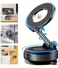 abordables -Soporte universal con ventosa mecánica para teléfono móvil, rotación de 360 grados, fuerte adsorción magnética, soporte universal con ventosa para navegación.
