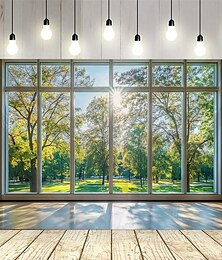 levne -krásné přírodní scenérie za oknem visící gobelín nástěnné umění velký gobelín nástěnná malba výzdoba fotografie pozadí přikrývka opona domácí ložnice dekorace obývacího pokoje