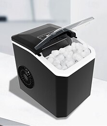 abordables -Machine à glaçons portable de comptoir autonettoyante avec panier et pelle pour la cuisine à domicile et le camping