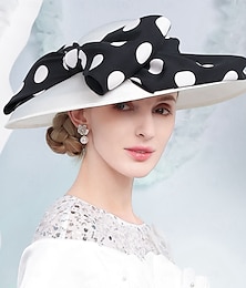 economico -Cappelli Fibra Bombetta / Cappello a cloche Cappello da Sole Matrimonio Tè Elegante Matrimonio Con Fiocco Copricapo Copricapo