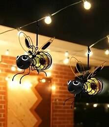 billige -solar bees lys utendørs, hengende bie solar hage lys, solars bee simulering lys, vanntett humler solar lys for fest festivaler hage dekor bursdagsgaver