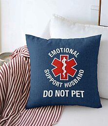 economico -Coperchio per cuscini decorativi regalo del marito 1PC morbido quadrato per divano copertura cuscino per camera da letto soggiorno sedia