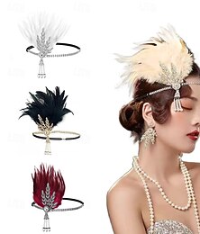 preiswerte -1920er Der große Gatsby Flapper-Stirnband Normal Retro Funkelnder Glitzer Kristall / Strass Kostüm Damen Karneval Maskerade Veranstaltung / Fest Maskerade Festival Erwachsene Kopfbedeckung Haarband