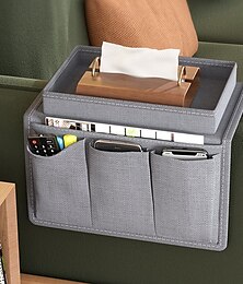 abordables -Organisateur d'accoudoir de canapé, rangement de chevet pour dortoir et salon, support de bras de canapé suspendu pour télécommande, livres, téléphone, organisateur polyvalent pour voiture ou côté