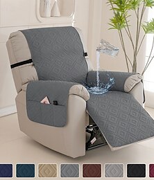 economico -Copripoltrona reclinabile 100% impermeabile, copripoltrona antiscivolo con tasca, copripoltrona reclinabile lavabile, protezione per mobili trapuntata per bambini e animali domestici