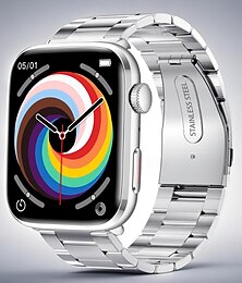 economico -Orologio Smart T90 con schermo 1.91 Fitness Tracker Monitor della Temperatura Promemoria Chiamata Compatibile con Android iOS Impermeabile