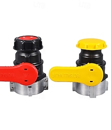 voordelige -75mm ibc-tankadapter, ibc-tankklep, ibc-tank grove schroefdraadadapter kogelkapklepcontainer npt dn50