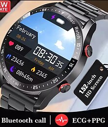 economico -Smart Watch per Uomini ECGPPG Bluetooth Chiamata Laser Salute Monitoraggio della Pressione Sanguigna Fitness Sport Waterproof Lunga Durata della Batteria