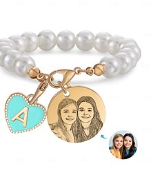 preiswerte -Personalisierter Fotoanhänger mit Initialen für Tassen, personalisierter Buchstaben- und Bild-Schlüsselanhänger, Geschenk für Freunde und Liebhaber der Familie, praktischer Becher zum Geburtstag