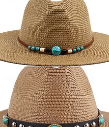 billiga -västerländsk hattdekorationsband - kohuvud, läder- och fjäderdekoration för cowboy- och cowgirlstil, perfekt för festivaler, rodeos och utomhusevenemang