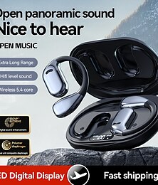 abordables -Casque d'écoute mains libres Bluetooth 5.3 pour conduite, avec crochet d'oreille, son surround stéréo, hi-fi, pour fitness, gym, entraînement, téléphone portable