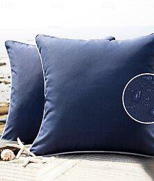economico -Fodera per cuscino a tinta unita tecnologia impermeabile per esterni fodera per cuscino da giardino moderno semplice 1 pezzo