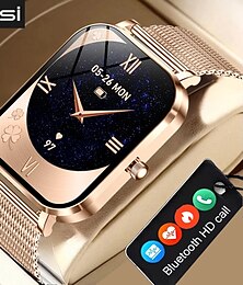 economico -Orologio intelligente da donna alla moda con schermo da 1,75 pollici, Bluetooth, chiamata, 100 quadranti, smartwatch fitness da donna, quadranti fai da te per iOS e Android