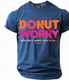 baratos -Páscoa Homens Engraçado Jesus Camiseta Manga Curta Camiseta Impressão 3D Gola Redonda Camisa Moda Diário Designer Festa Rua Casual Preto Azul Verde Verão Primavera Todas as Estações Roupa S M L XL