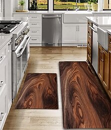 economico -tappetino da cucina con texture in legno tappeti per corridoio tappeti lavabili per camera da letto soggiorno cucina bagno tappetini antiscivolo