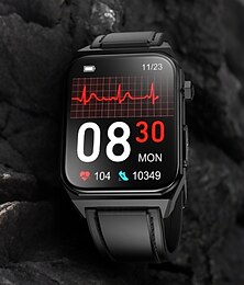 economico -E500 Smart Watch Orologio Smart 1.92 pollici Orologio Fitness Orologio da Corsa Bluetooth ECG+PPG Monitoraggio della Temperatura Contapassi Compatibile con Android iOS Donne Uomini Lunga Durata