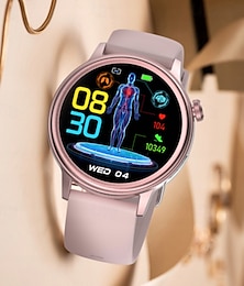 abordables -Reloj inteligente con banda para medir la glucosa en sangre, el azúcar, la temperatura corporal, el ECG, la VFC, la pulsera inteligente para hacer ejercicio, resistente al agua, el reloj inteligente