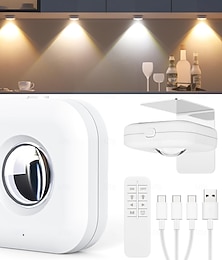 abordables -Lot de 3 veilleuses de charge avec cadre lumineux, veilleuse murale, lampe de chevet, lampe de lecture, télécommande, gradation infinie
