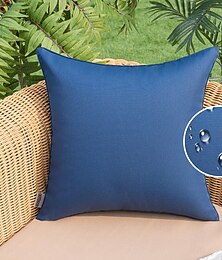 economico -Fodera per Cuscino di Colore Solido Tecnologia Impermeabile Fodera per Cuscino da Giardino Moderno Semplice 1 pezzo