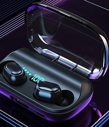 Недорогие -T11 TWS Беспроводные наушники Внутриканальные Bluetooth 5.0 наушники – Низкая задержка для спортивных игр с микрофоном LED-дисплей зарядный кейс
