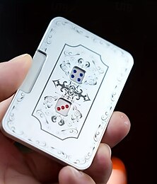 baratos -Girador de dados mecânico criativo, brinquedos portáteis para alívio do estresse com dados mecânicos, carrossel de dados de descompressão de alumínio, dados de jogo de invenção criativa