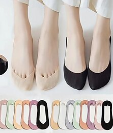 preiswerte -4 Paar Sommer-Liner-Socken in beliebigem Schnitt verhindern das Verrutschen der Ferse unsichtbar