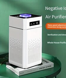 preiswerte -Negativ-Ionen-Luftreiniger mit Filterkartusche, Luftreiniger für das ganze Haus, Negativ-Ionen-keimtötender Deformaldehyd-Filter, Sterilisation und Desodorierung, intelligenter, stummgeschalteter