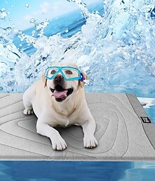 お買い得  -大型犬用の犬用冷却ブランケット。洗えて涼しい肌触り。ベッドカバー用の犬用ブランケット。柔らかく軽量な冷却犬用ブランケットは、夏にペットの睡眠を助けます。
