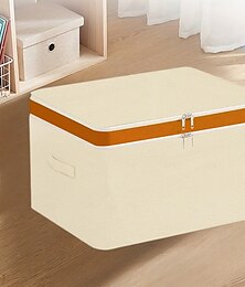 preiswerte -Unterbett-Kleideraufbewahrungstasche mit Doppelreißverschluss, faltbare Kleiderschrank-Organizerbox, doppellagiger Aufbewahrungsbehälter aus Oxford-Gewebe, tragbarer Schrankaufbewahrungsbehälter für