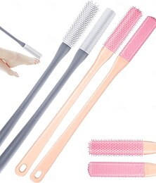 economico -Spazzola per la pulizia delle dita dei piedi, spazzola per la pulizia degli spazi tra le dita dei piedi con manico lungo, scrub per piedi in silicone per la doccia, scrub per la pulizia dei piedi per