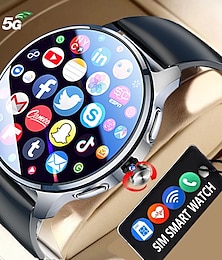economico -Smartwatch con schermo AMOLED da 1,89", supporto SIM 4G, fotocamera rotante, GPS, Wi-Fi, chiamate Bluetooth, download app, compatibile con Android