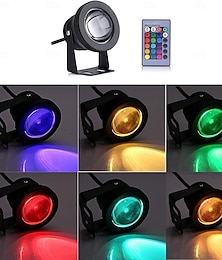 economico -luci sommergibili esterne 10w luci subacquee impermeabile decorativo 1/2pcs acquario vaso piscina cortile giardino 12v 1led perline