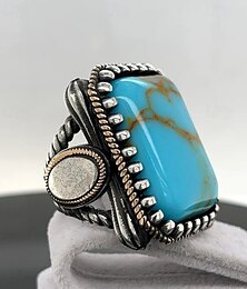 economico -Anello For Per donna Streetwear Data Lega Retrò