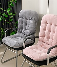 billiga -skrivbordsstolsdyna halkfri gungdyna kontorsstolsdyna studentrumssittdyna med högt ryggstöd mjuk sittdyna med band för kontor bil hem matsal kök