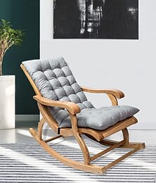 economico -Cuscino per sedia a dondolo, cuscini per divano, chaise longue da interno/esterno, morbidi e spessi, comodi cuscini per sedia a dondolo