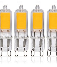 economico -Lampadina LED COB con attacco bispina G9, 220 V, 2 W, dimmerabile T4, da 20 W a 25 W, di ricambio per alogeni, bianco caldo, per lampade a sospensione, plafoniere, lampade da scrivania, applique da