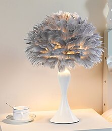 economico -Lampada da tavolo / Lampade da comodino Lampade ambientali / Decorativo Moderno Contemporaneo Per Camera da letto / Camera delle ragazze Metallo 110-120V / 220-240V Bianco / Rosa / Rosso