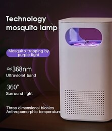 abordables -lampe anti-moustiques électrique d'intérieur &Lutte antiparasitaire extérieure contre les insectes volants, attractif à lumière UV avec grille électrique puissante, sûr &efficace pour la maison, la