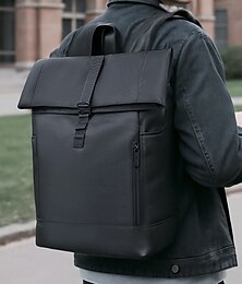 olcso -Férfi vízálló, feltekerhető hátizsák több zsebbel és nagy kapacitással - minimalista stílusú laptoptáska munkába, utazáshoz vagy egyetemre